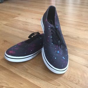 Galaxy Print Vans Sneakers Women’s Size 7.5